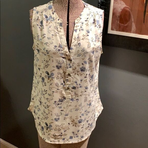 Michael Stars sleeveless floral print top, small - Picture 2 of 7
